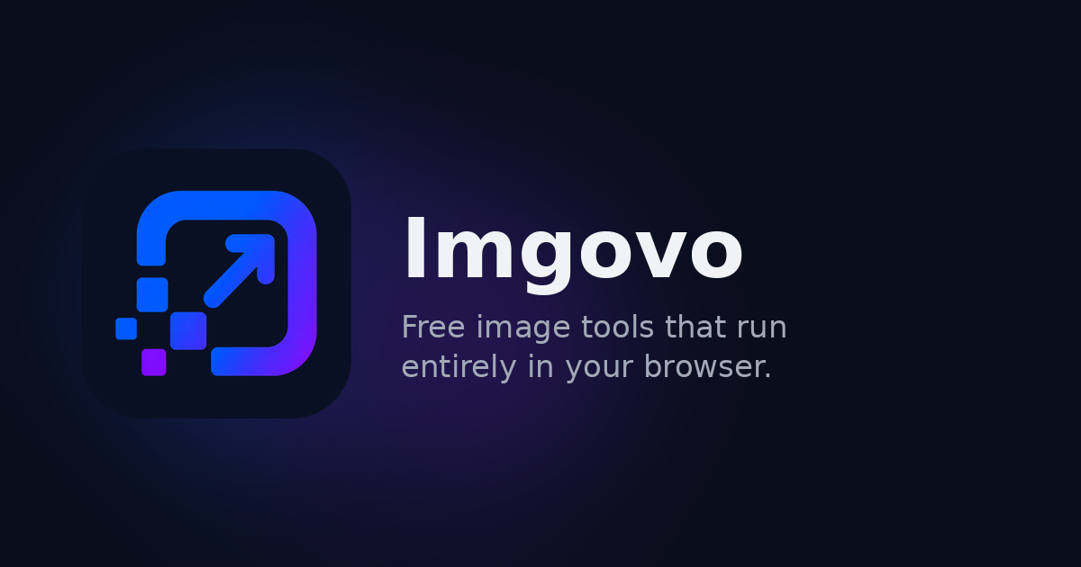 Imgovo — Free Image Tools: Resize, Compress, Convert